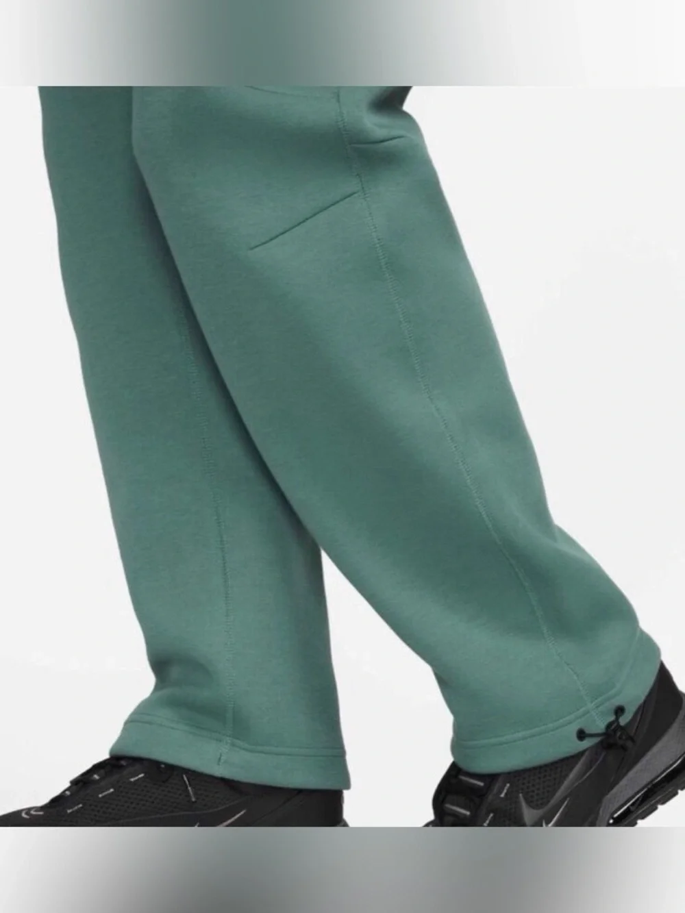 Nike Tech Sportswear Forest Green Zipper Pocket Joggers